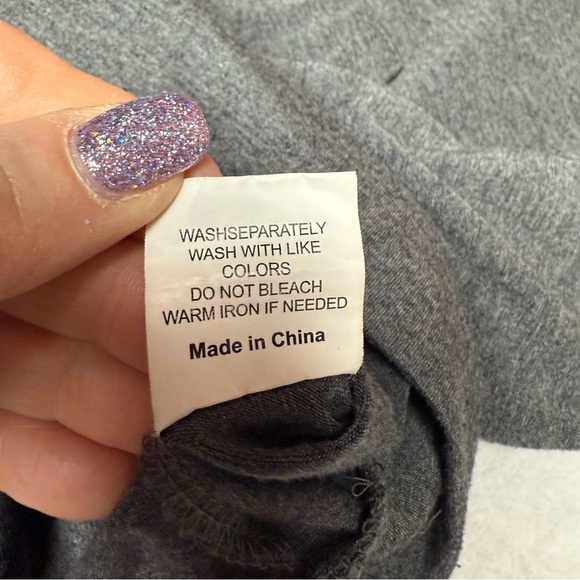 Women's Pink and Gray Hoodie top size small no brand - Picture 2 of 8